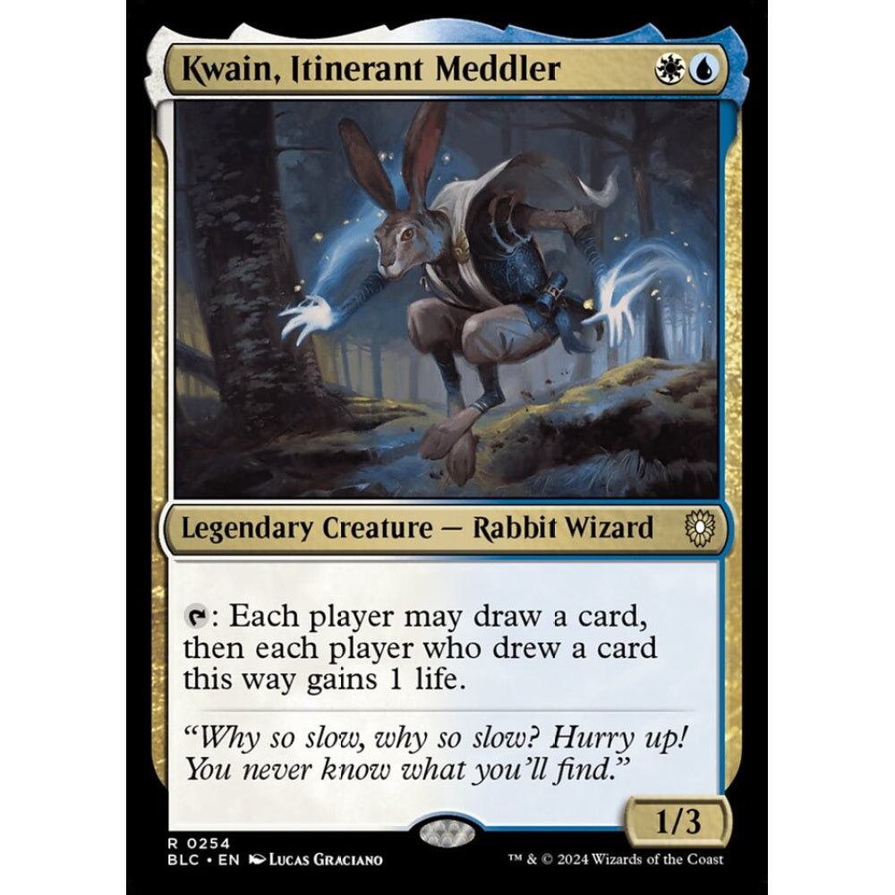Kwain, Itinerant Meddler, 254, rare, Magic: The Gathering, Bloomburrow