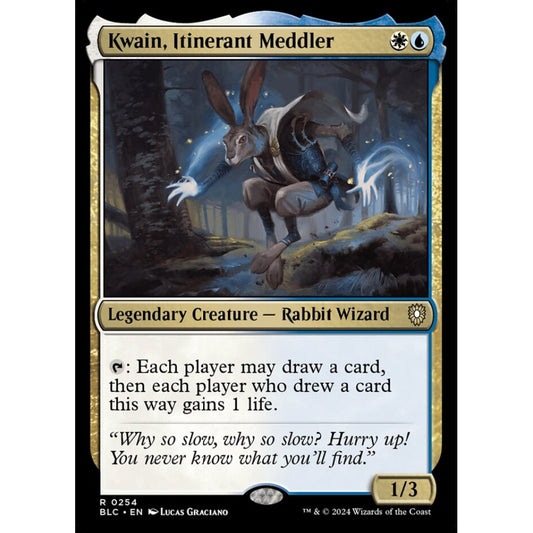 Kwain, Itinerant Meddler, 254, rare, Magic: The Gathering, Bloomburrow