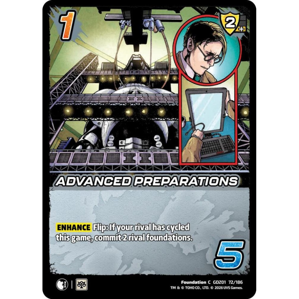 Advanced Preparations GDZ01 72/186 GDZ01 Universus Godzilla: Reign of Kaiju Foundation C