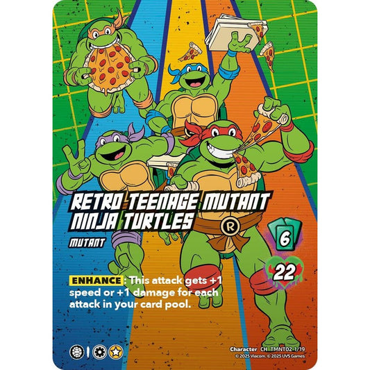 Retro Teenage Mutant Ninja Turtles 1/19 TMNT02 Universus Teenage Mutant Ninja Turtles Starter Deck Character CH-C
