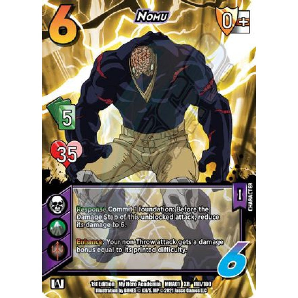 Nomu, 118/180, XR, UniVersus, MHA01 My Hero Academia