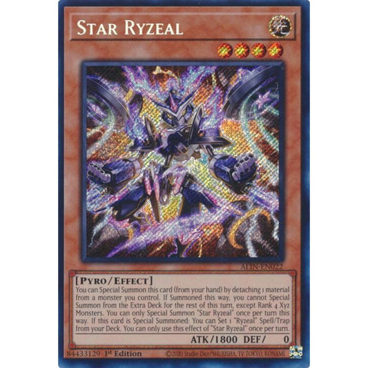 Star Ryzeal ALIN-EN022 Secret Yu-Gi-Oh Alliance Insight