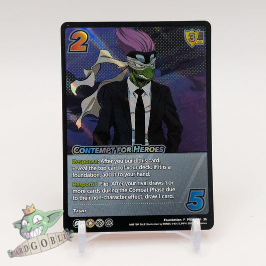 Contempt For Heroes (P PROMO24 36)