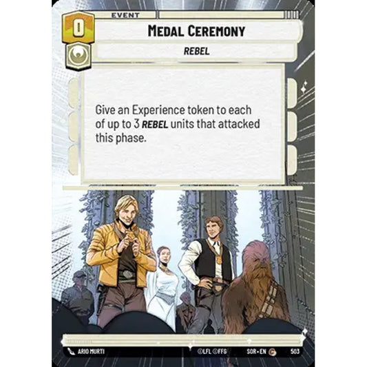 Medal Ceremony, 503, C, Star Wars Unlimited, Sparks Of Rebellion