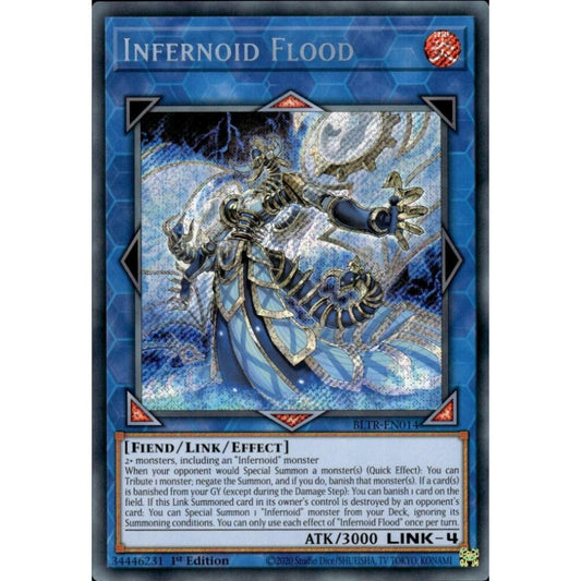 Infernoid Flood BLTR-EN014 Secret Yu-Gi-Oh Battles of Legend: Terminal Revenge