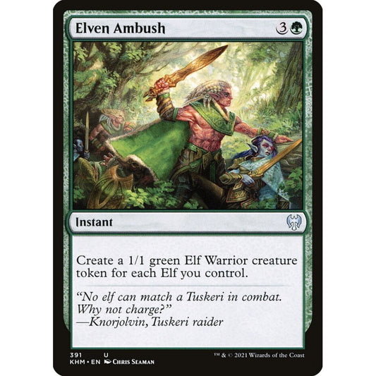 Elven Ambush uncommon 391 Magic the Gathering Kaldheim