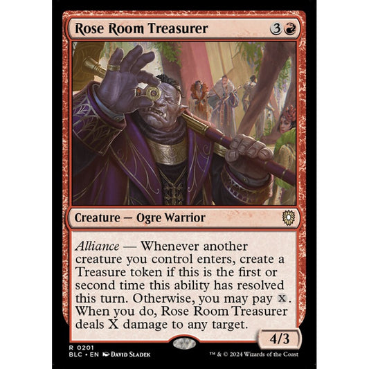 Rose Room Treasurer, 201, rare, Magic: The Gathering, Bloomburrow