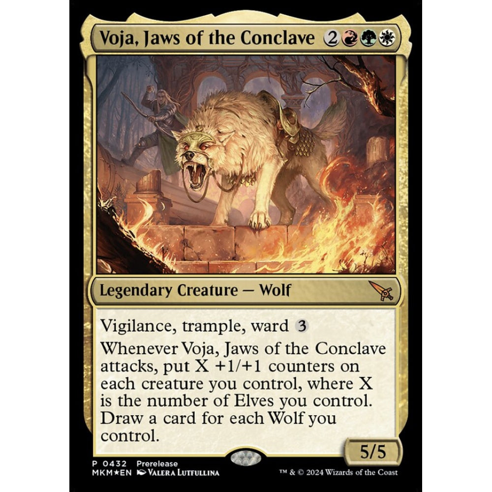 Voja, Jaws of the Conclave mythic 432 Magic the Gathering Murders at Karlov Manor