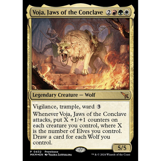 Voja, Jaws of the Conclave mythic 432 Magic the Gathering Murders at Karlov Manor