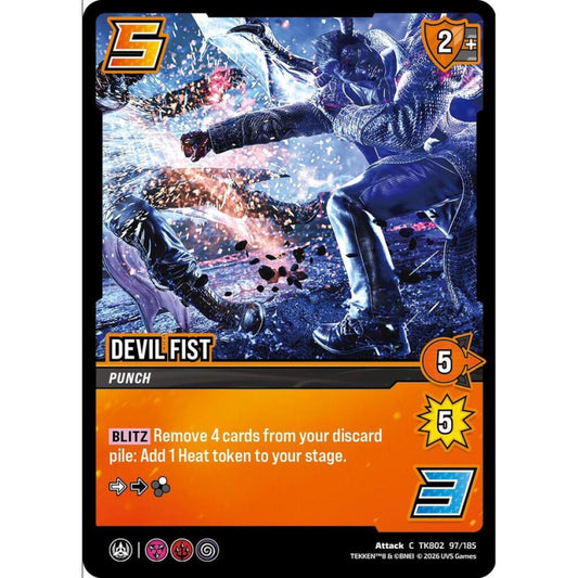 Devil Fist 97/185 TK802 Universus Tekken 8 Attack C