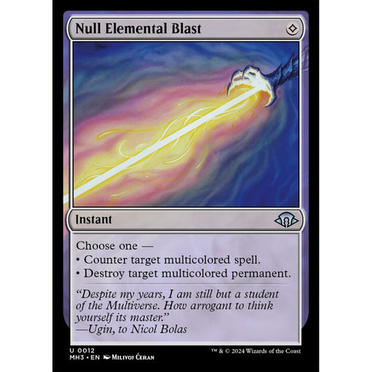 Null Elemental Blast, 12, uncommon, Magic: The Gathering, Modern Horizons 3