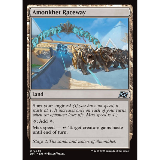 Amonkhet Raceway, 248, uncommon, Magic: The Gathering, Aetherdrift
