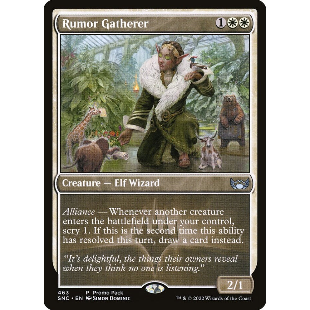 Rumor Gatherer uncommon 463 Magic the Gathering Streets of New Capenna