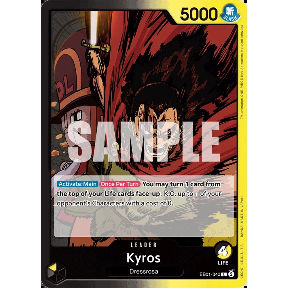 Kyros, EB01-040, Leader, One Piece, Memorial Collection