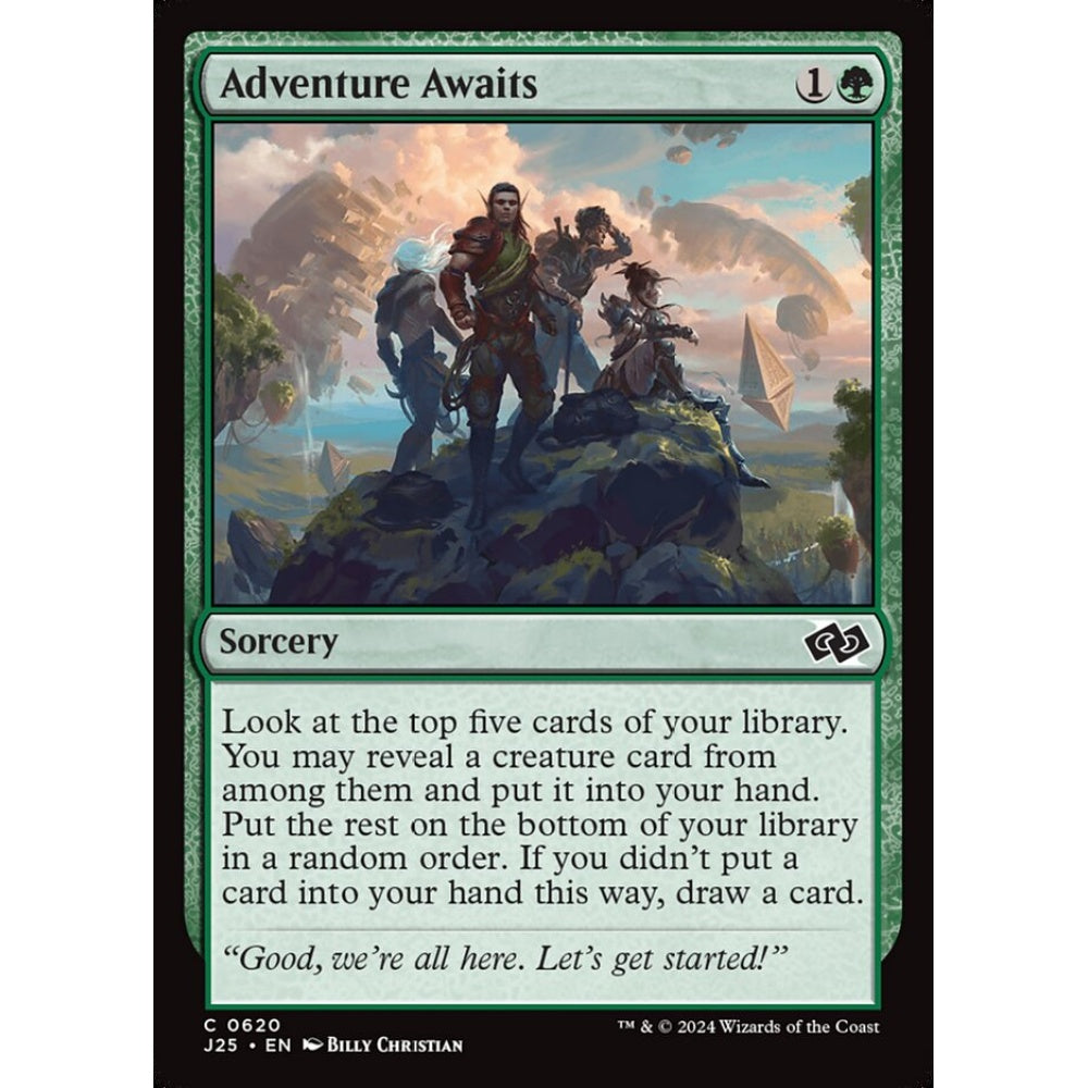 Adventure Awaits, 620, common, Magic: The Gathering, Foundations Jumpstart