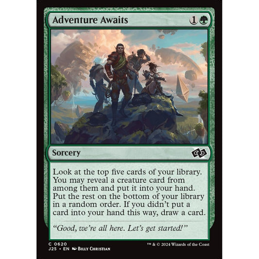Adventure Awaits, 620, common, Magic: The Gathering, Foundations Jumpstart