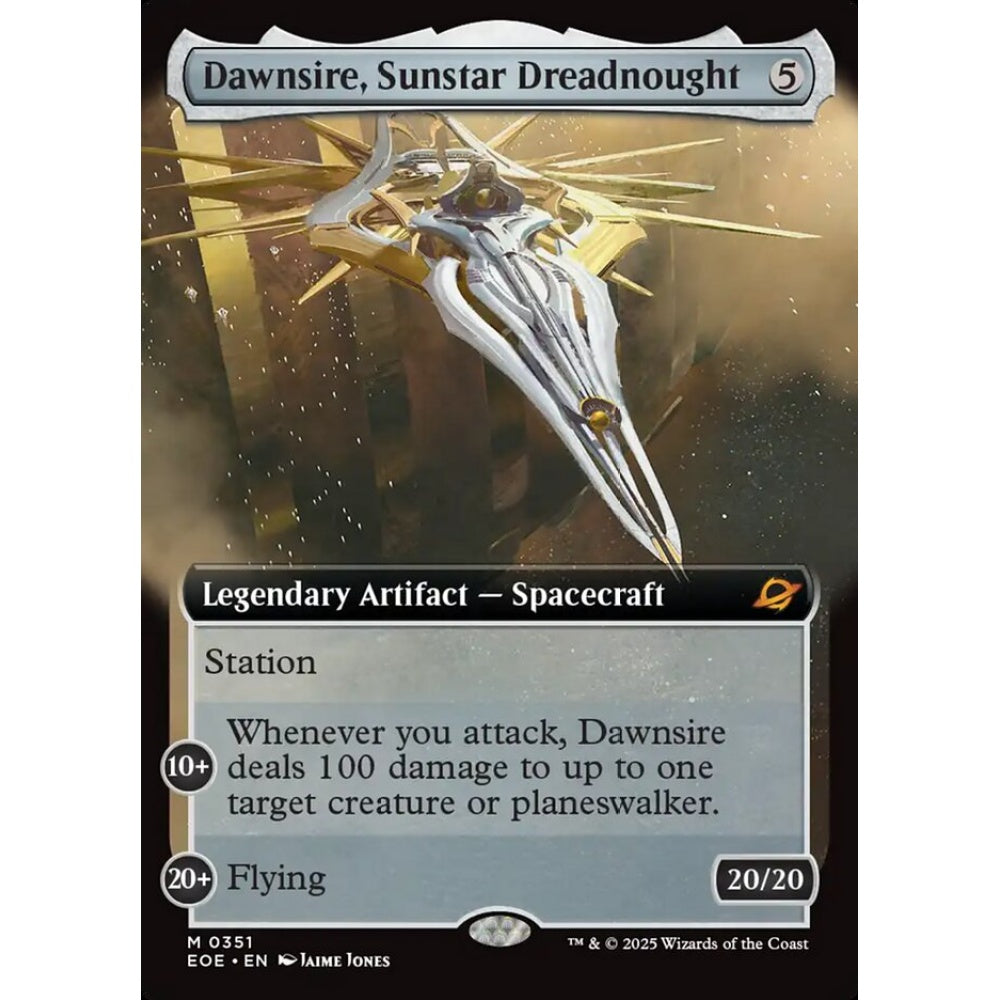 Dawnsire, Sunstar Dreadnought mythic 351 Magic the Gathering Edge of Eternities