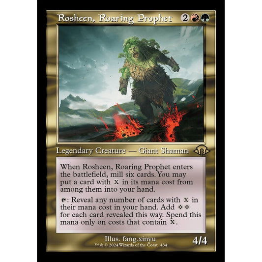 Rosheen, Roaring Prophet, 434, rare, Magic: The Gathering, Modern Horizons 3