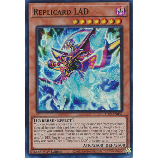Replicard LAD ALIN-EN087 Super Super Rare Yu-Gi-Oh Alliance Insight in Art