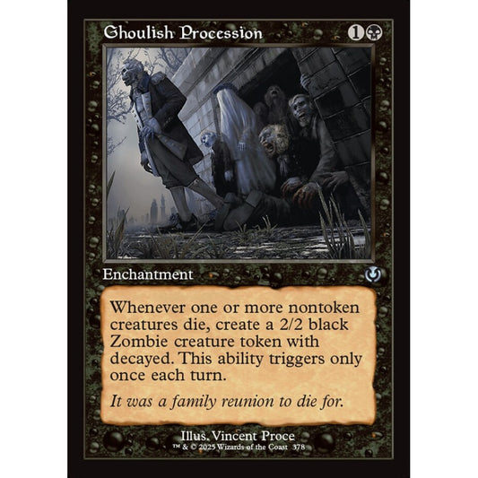 Ghoulish Procession, 378, uncommon, Magic: The Gathering, Innistrad Remastered