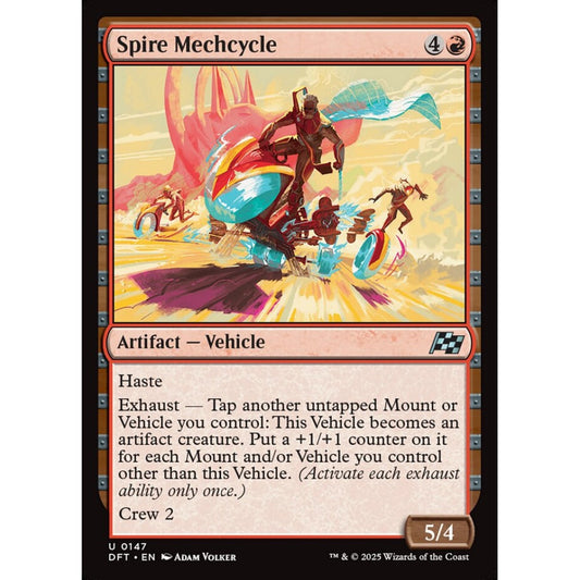 Spire Mechcycle, 147, uncommon, Magic: The Gathering, Aetherdrift