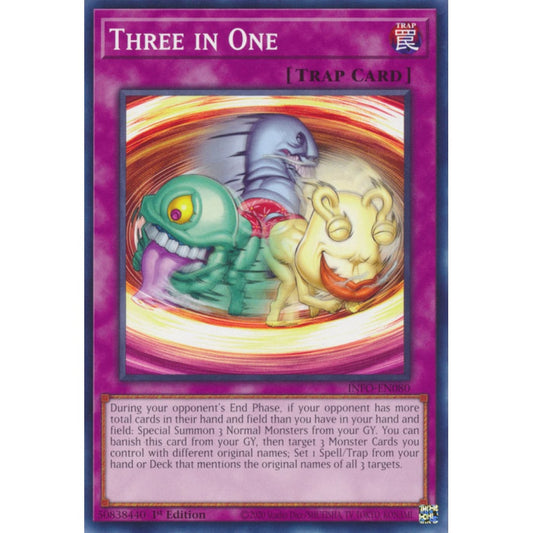Three in One INFO-EN080 Common Common Yu-Gi-Oh The Infinite Forbidden in Art