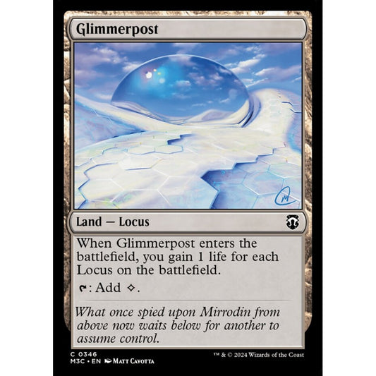 Glimmerpost, 346, common, Magic: The Gathering, Modern Horizons 3