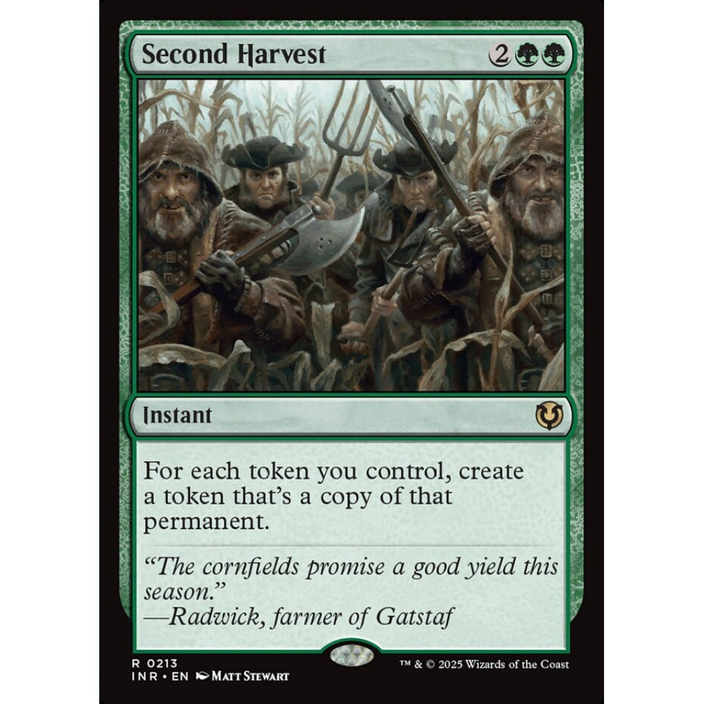 Second Harvest, 213, rare, Magic: The Gathering, Innistrad Remastered