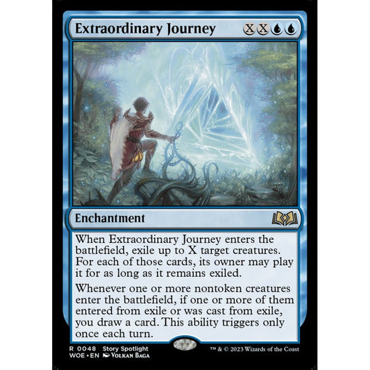 Extraordinary Journey, rare, 48, Magic the Gathering, Wilds of Eldraine