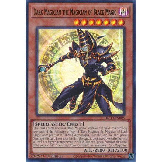 Dark Magician the Magician of Black Magic INFO-EN006 Ultra Yu-Gi-Oh The Infinite Forbidden
