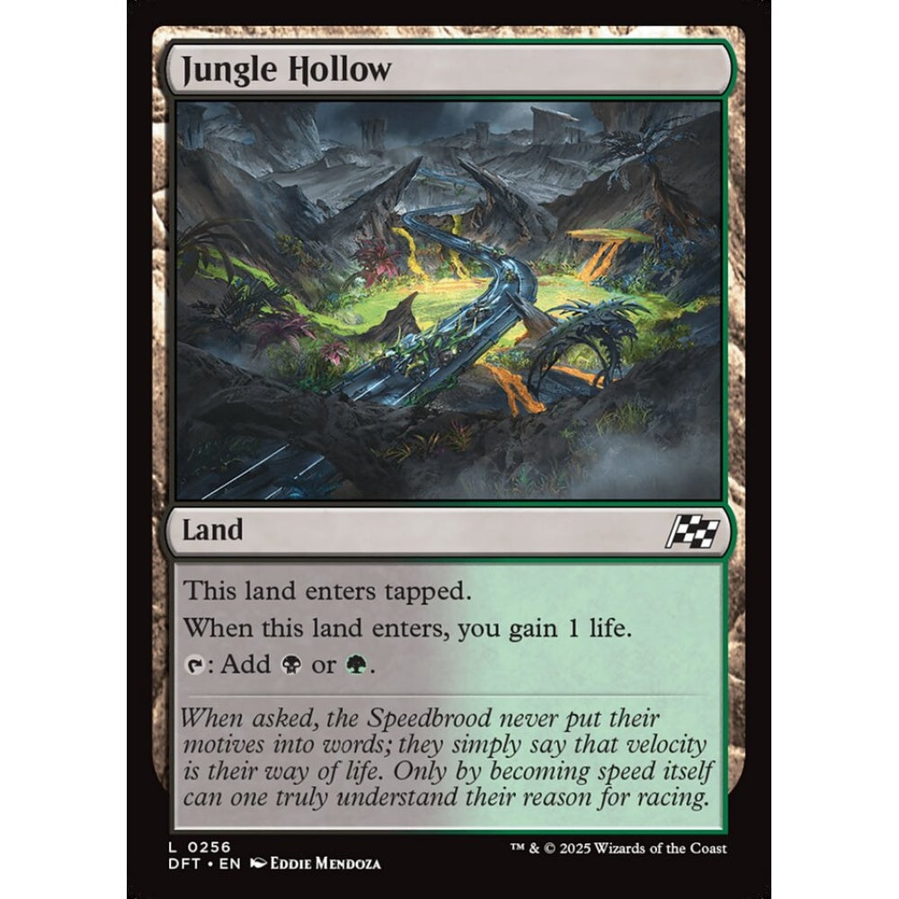 Jungle Hollow, 256, common, Magic: The Gathering, Aetherdrift