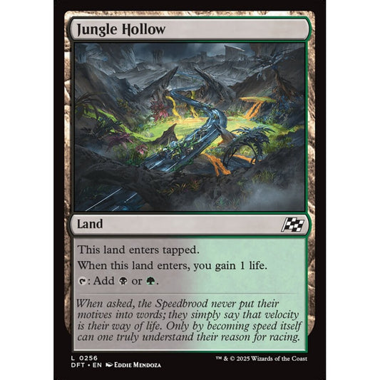 Jungle Hollow, 256, common, Magic: The Gathering, Aetherdrift