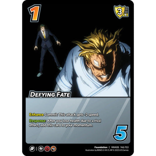 Defying Fate, 146/153, C, UniVersus, MHA06 Jet Burn
