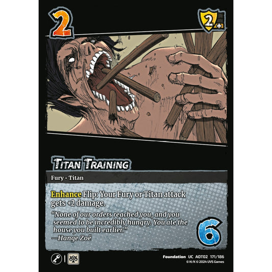 Titan Training, 171/186, AOT02, Universus, Attack on Titan: Origins of Power, Foundation, UC