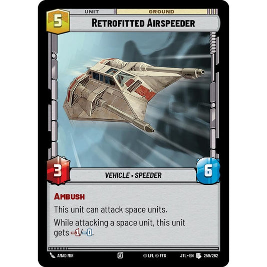 Retrofitted Airspeeder, U, JTL 259), Star Wars Unlimited
