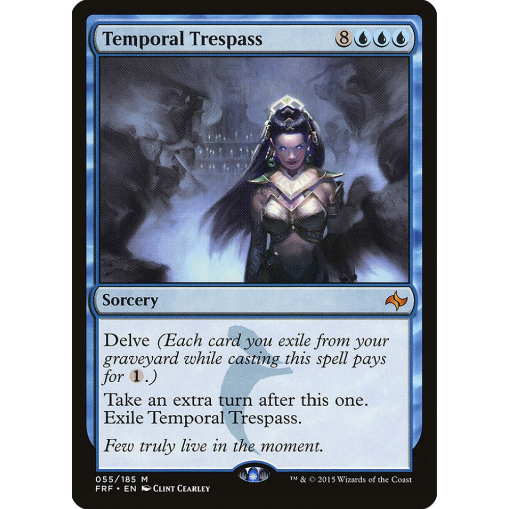 Temporal Trespass mythic 55 Magic the Gathering Fate Reforged