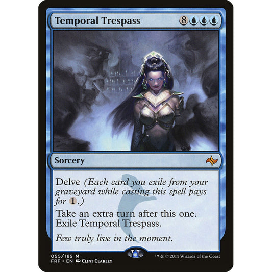 Temporal Trespass mythic 55 Magic the Gathering Fate Reforged
