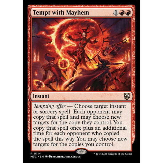 Tempt with Mayhem, 114, rare, Magic: The Gathering, Modern Horizons 3