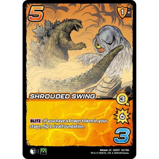Shrouded Swing GDZ01 40/186 GDZ01 Universus Godzilla: Reign of Kaiju Attack UC