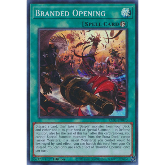 Branded Opening RA03-EN070 Secret Secret Rare Yu-Gi-Oh Quarter Century Bonanza in Art