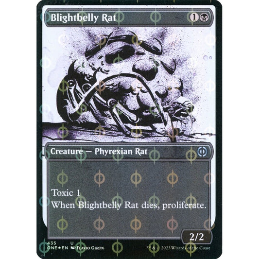 Blightbelly Rat, uncommon, 435, Magic the Gathering, Phyrexia: All Will Be One