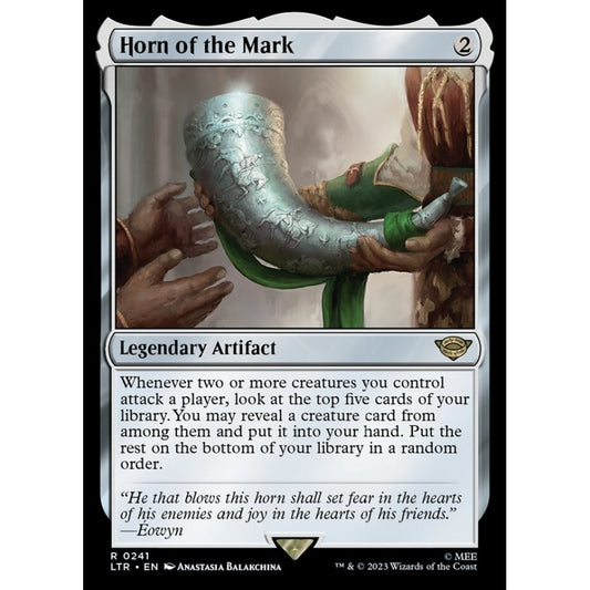 Horn of the Mark, rare, 241, Magic the Gathering, The Lord of the Rings: Tales of Middle-earth