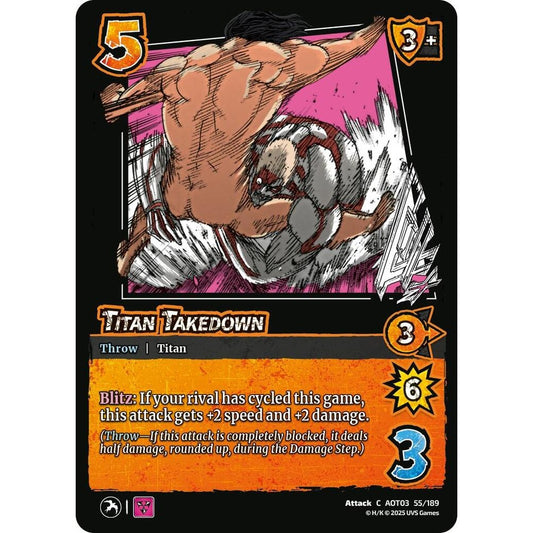 Titan Takedown 55/189 AOT03 Universus Attack on Titan: Apocalypse Attack C