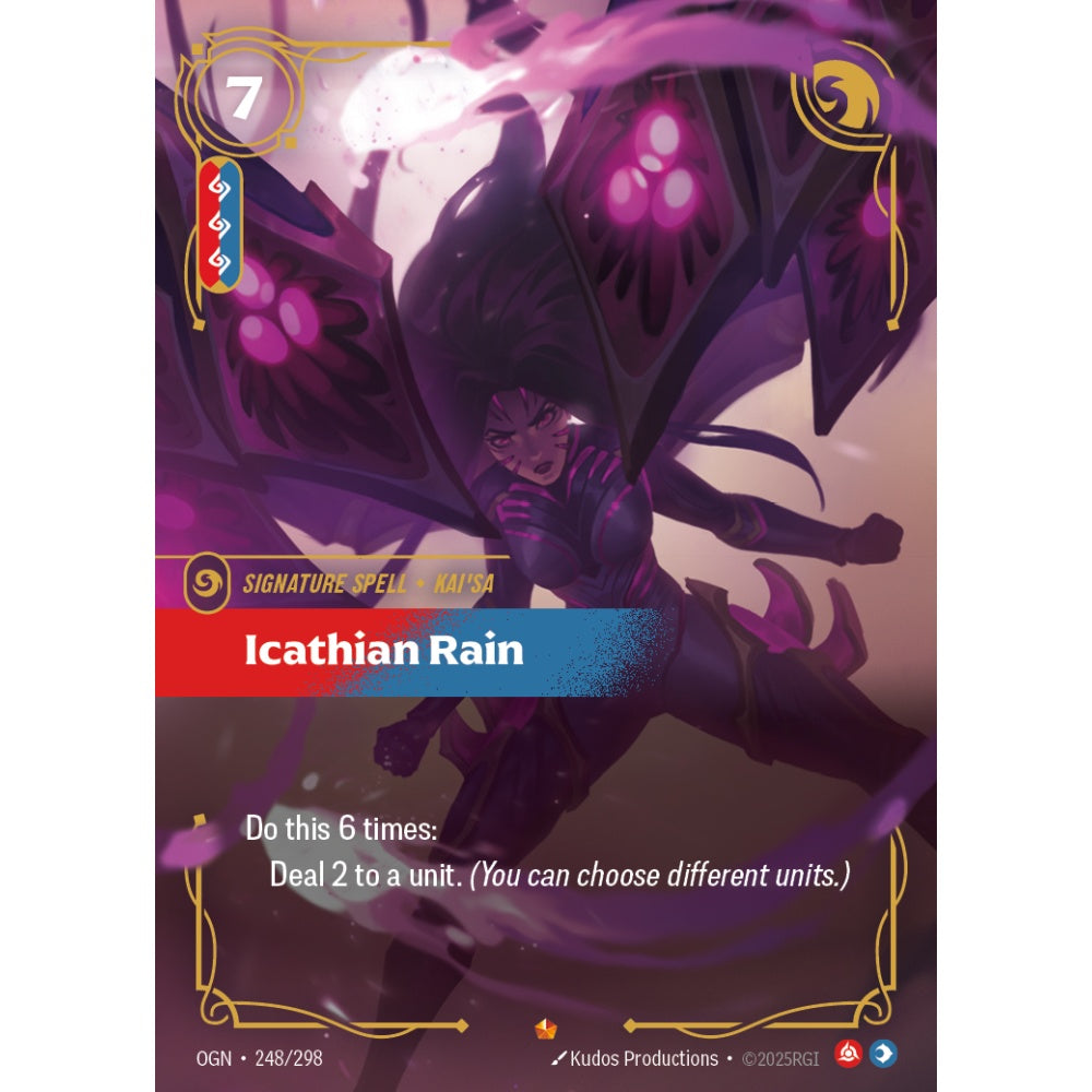 Icathian Rain OGN-248/298 Riftbound Card Game Origins Epic