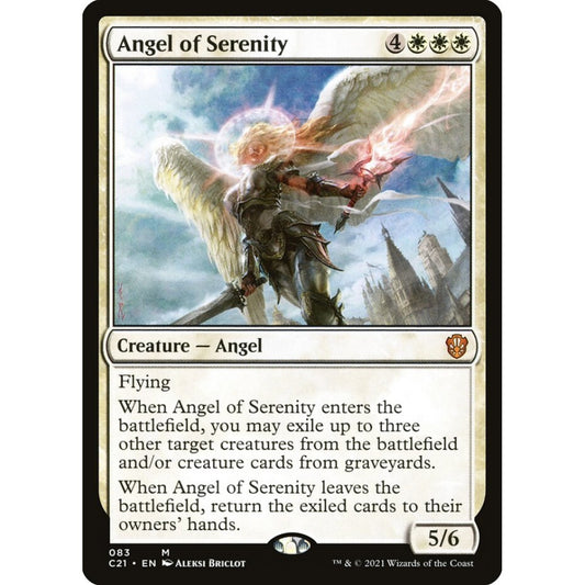 Angel of Serenity mythic 83 Magic the Gathering Commander 2021