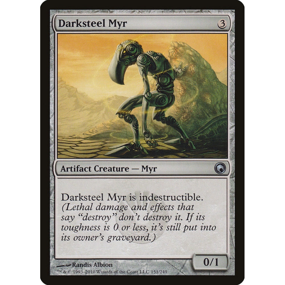 Darksteel Myr uncommon 151 Magic the Gathering Scars of Mirrodin