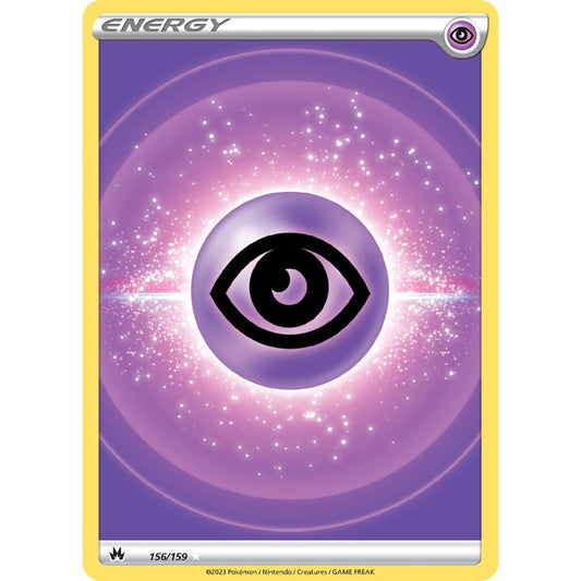 Psychic Energy Rare Ultra 156/159 Pokemon Card Game Crown Zenith