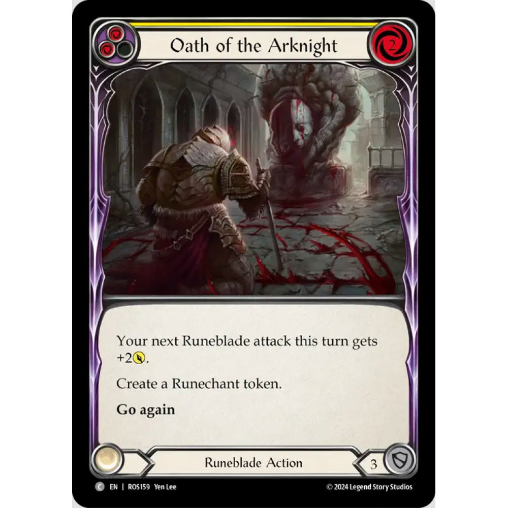 Oath of the Arknight, Yellow), Common, Flesh and Blood, Rosetta