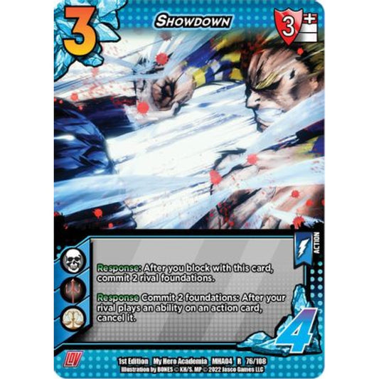 Showdown, 076/108, R, UniVersus, MHA04 League of Villains