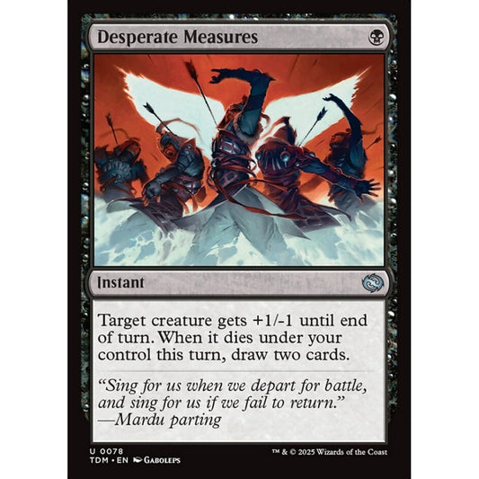 Desperate Measures uncommon 78 Magic the Gathering Tarkir: Dragonstorm